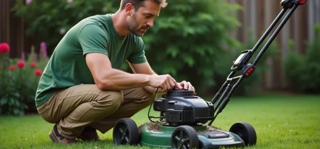 Comment empêcher l’herbe de coller sous la tondeuse : astuces simples et efficaces